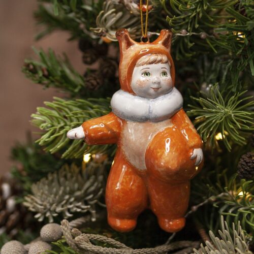 Украшение на ёлку Малыш белочка (Набор Детский праздник Ёлка) фото