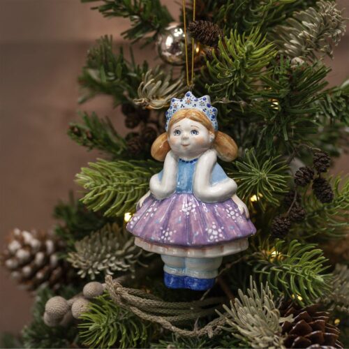 Ёлочное украшение Малыш Снежинка (Набор Детский праздник Ёлка) фото