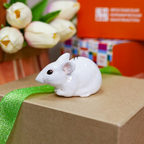 Мышь белая фото