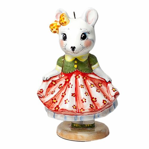 Мышка в юбочке на подставке фото