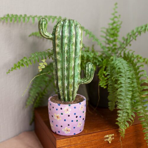 Статуэтка Кактус вытянутый фото