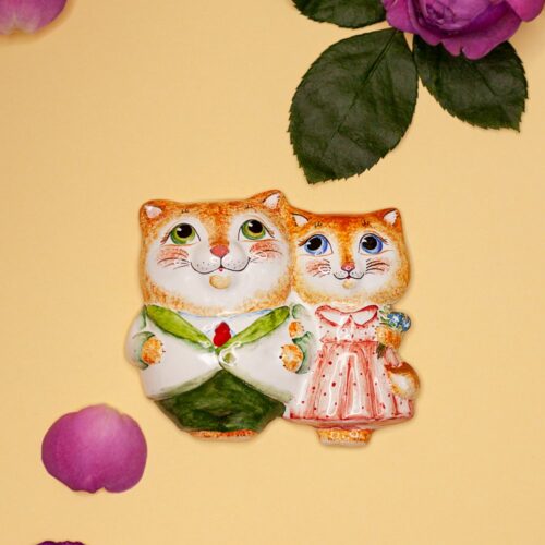 Магнит Парочка котов фото