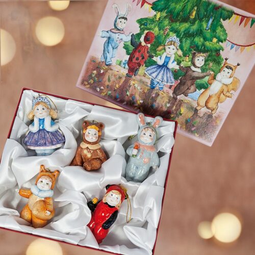 Набор новогодних игрушек Детский праздник - Ёлка фото