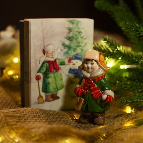 Ёлочная игрушка Егорка с лопаткой фото