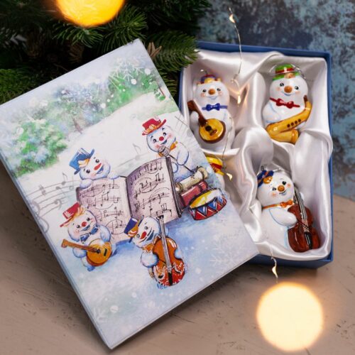 Набор Снеговики-музыканты фото