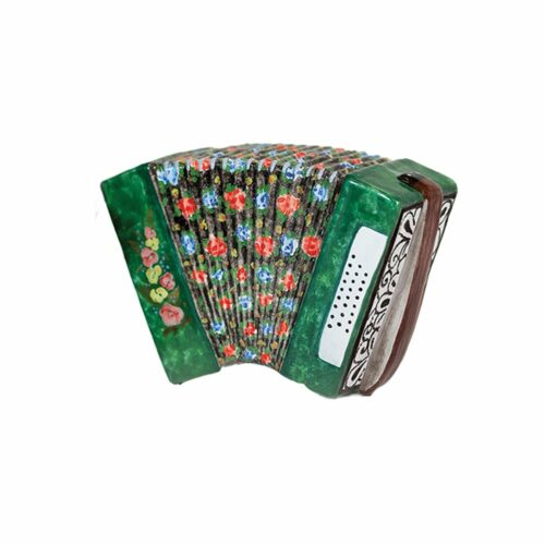 Гармонь малая зеленая из набора Музыкальные инструменты фото