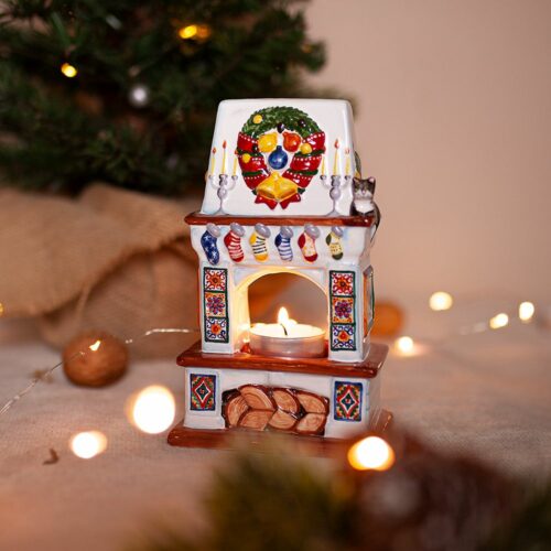 Подсвечник-Камин рождественский фото