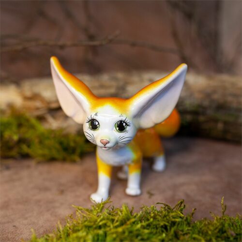 Статуэтка интерьерная Лисёнок фенёк фото