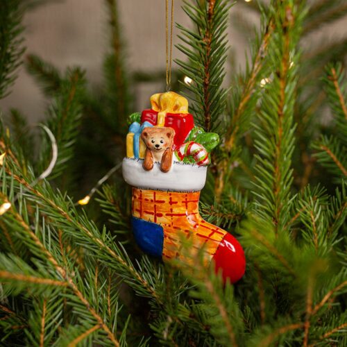 Носочек оранжевый (плоский) фото