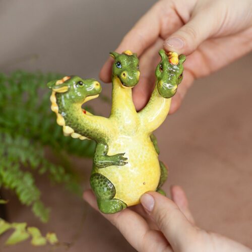 Змей Горыныч елочный (зеленый фото