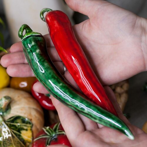 Перец острый зеленый (подвес) фото