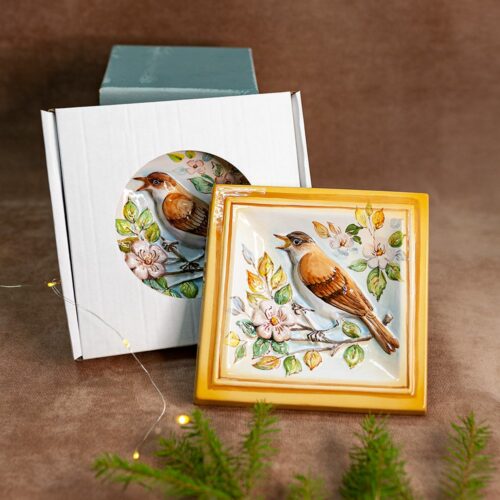 Соловей декоративная плитка фото