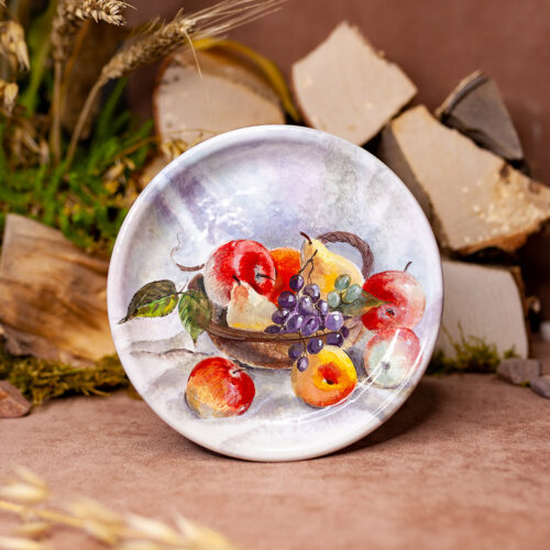 Тарелка декоративня с оригинальной росписью, 15 см в (ПЕРЕД ОФОРМЛЕНИЕМ ЗАПРАШИВАТЬ ФОТОГРАФИИ фото