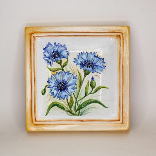 Васильки декоративная плитка фото