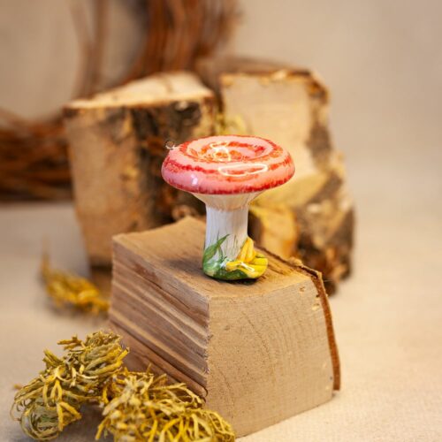 Гриб Волнушка (роспись) Майолика фото