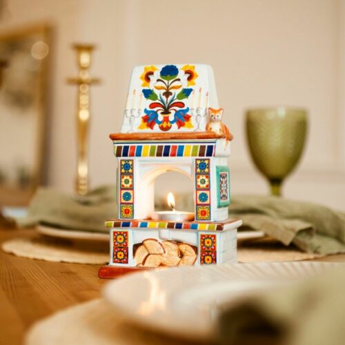 Подсвечник-Камин «Цветок» фото