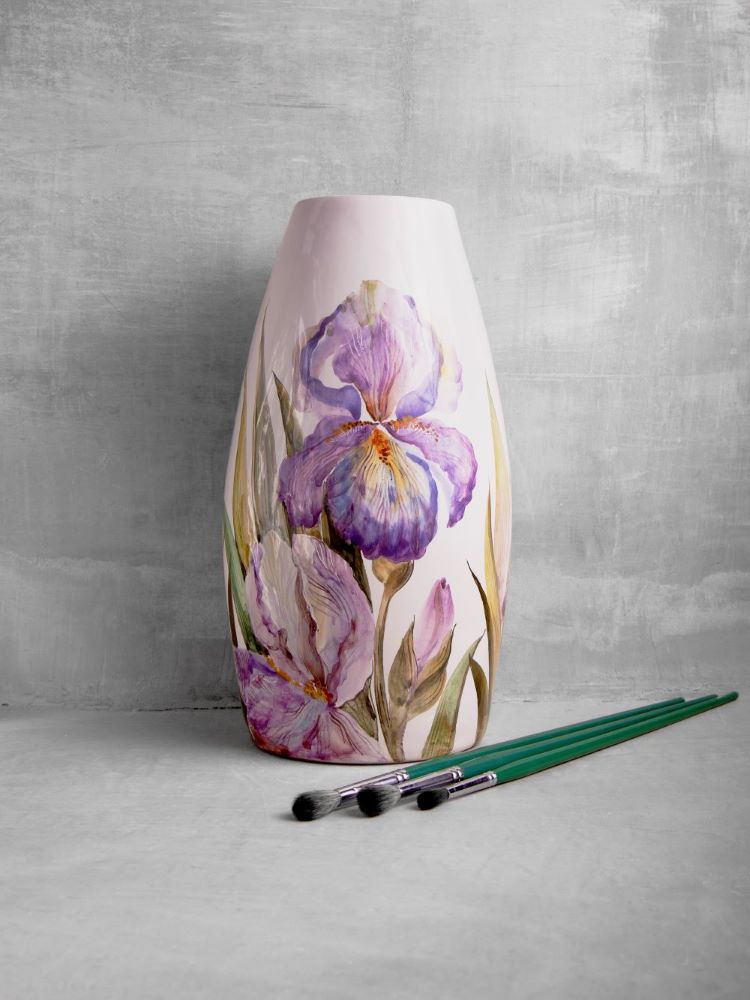 Ваза большая Цветы (ПЕРЕД ОФОРМЛЕНИЕМ ЗАПРАШИВАТЬ ФОТОГРАФИИ) фото