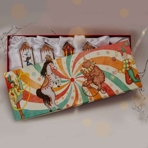 Набор конфет 5 изделий Цирк (деколь) фото