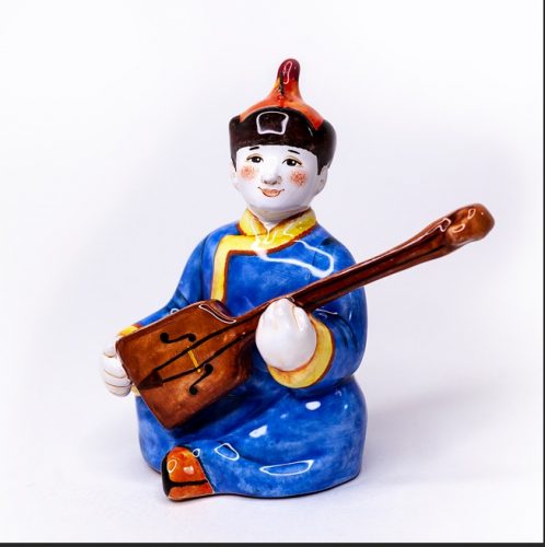 Монгол с музыкальным инструментом/удал фото