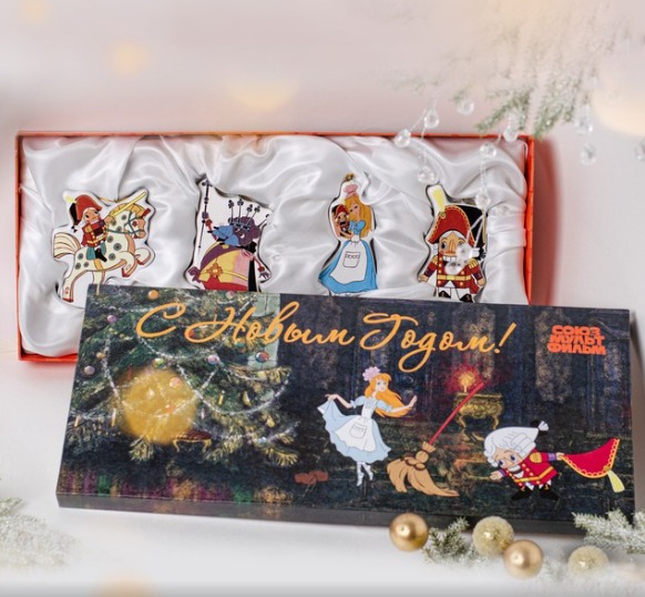 Набор плоские изделия Союзмультфильм (Девочка, Щелкунчик, Мышиный король, Щелкунчик на коне) фото